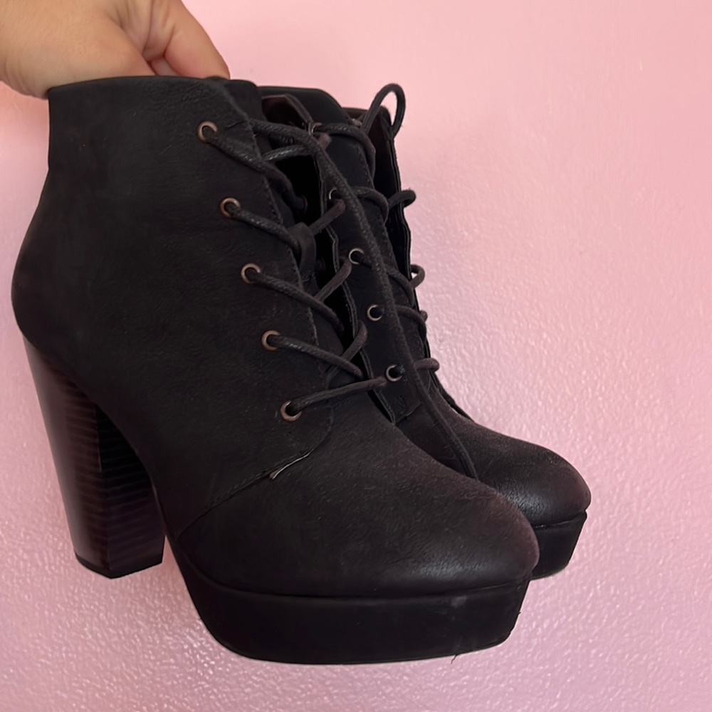 Laced Booties